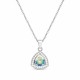 Sudraba kulons „Stihijas Maģija (Aurora Borealis)“ ar Swarovski® kristāliem