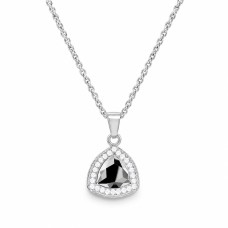 Серебряный кулон 925 пробы «Магия Стихий (Light Chrome)» с кристаллами Swarovski®