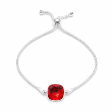 925 Sterling Silver Bracelet “Glare” dazzling with Crystals by Swarovski®