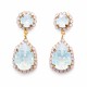 Auskari „Debesu Piliens II“ ar Swarovski® kristāliem