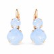 Auskari „Apžilbinošs Mirdzums VI (Air Blue Opal)“ ar Swarovski® kristāliem