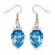 Auskari „Leonora (Aquamarine Blue)“ ar Swarovski® kristāliem