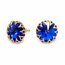 Earrings “Vintage” (Majestic Blue) embellished with Crystals by Swarovski®