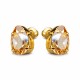 Auskari „Venus II (Golden Shadow)“ ar Swarovski® kristāliem