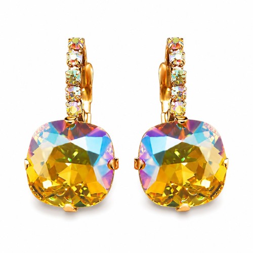 Auskari „Apžilbinošs Mirdzums VII (Light Topaz Shimmer)“