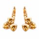 Auskari „Bermudu Trijstūris III (Golden Shadow)“ ar Swarovski® kristāliem