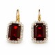 Auskari „Lourdes II (Siam)“ ar Swarovski® kristāliem