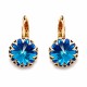 Auskari „Vintāžš III (Bermuda Blue)“ ar Swarovski® kristāliem