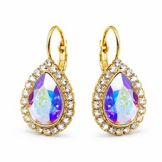 Auskari „Debesu Piliens (Aurora Borealis)“ ar Swarovski® kristāliem