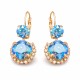 Auskari „Clarice VI (Light Sapphire Shimmer)“ ar Swarovski® kristāliem