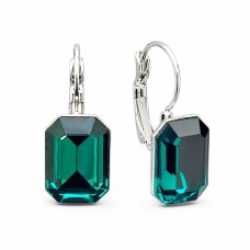 Auskari „Lourdes (Emerald)“ ar Swarovski® kristāliem