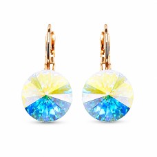 Auskari „Clarice II (Aurora Borealis)“ ar Swarovski® kristāliem