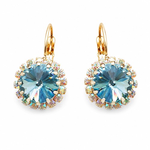 Auskari „Klaris IX (Aquamarine Blue)“