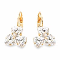 Kõrvarõngad „Bermuda Triangle III“ Swarovski® kristallidega