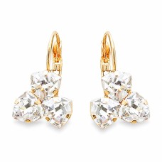 Auskari „Bermudu Trijstūris III“ ar Swarovski® kristāliem
