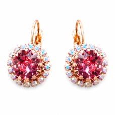 Auskari „Clarice IX (Light Rose)“ ar Swarovski® kristāliem