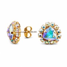 Auskari „Bermudu Trīsstūris IV (Aurora Borealis)“ ar Swarovski™ kristāliem