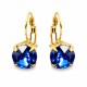 Auskari „Krāšņums (Sapphire)“ ar Swarovski® kristāliem