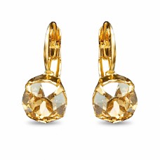 Auskari „Krāšņums (Golden Shadow)“ ar Swarovski® kristāliem