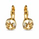 Auskari „Krāšņums (Golden Shadow)“ ar Swarovski® kristāliem
