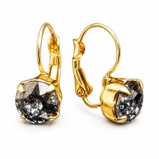 Auskari „Krāšņums (Black Patina)“ ar Swarovski® kristāliem