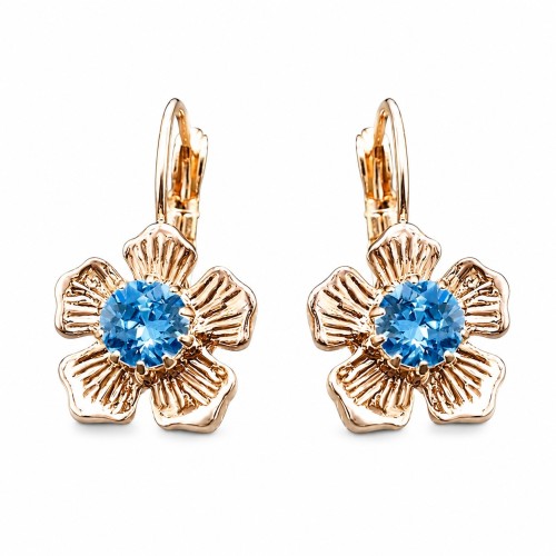 Auskari „Krāsainais Greznums (Aquamarine Blue)“