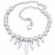 Kāzu kaklarota „Atlantis (Aurora Borealis)“ ar Swarovski® kristāliem