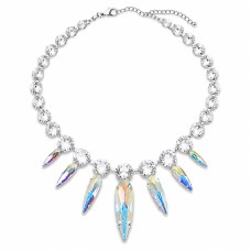 Vestuvinis vėrinys „Atlantis (Aurora Borealis)“ su Swarovski® kristalais
