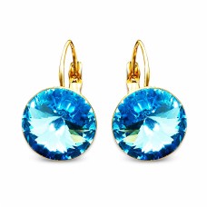 Auskari „Clarice II (Aquamarine Blue)“ ar Swarovski® kristāliem
