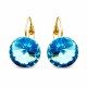 Auskari „Clarice II (Aquamarine Blue)“ ar Swarovski® kristāliem