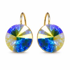 Auskari „Clarice II (Aurora Borealis)“ ar Swarovski® kristāliem