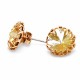 Auskari „Vintage (Golden Shadow)“ ar Swarovski® kristāliem