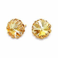 Auskari „Vintage (Golden Shadow)“ ar Swarovski® kristāliem