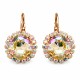 Auskari „Žilbinošais Mirdzums III (Luminous Green)“ ar Swarovski® kristāliem