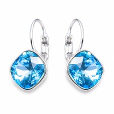 Auskari „Apžilbinošs Spīdums IV (Aquamarine Blue)“ ar Swarovski™ kristāliem