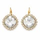 Auskari „Žilbinošais Mirdzums III“ ar Swarovski® kristāliem