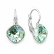 Auskari „Žilbinošais Mirdzums IV (Chrysolite)“ ar Swarovski® kristāliem