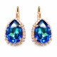 Auskari „Debesu Piliens III (Bermuda Blue)“ ar Swarovski® kristāliem