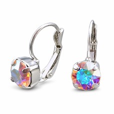 Auskari „Krāšņums (Aurora Borealis)“ ar Swarovski™ kristāliem