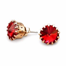 Auskari „Vintage VII (Scarlet)“ ar Swarovski® kristāliem