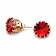 Auskari „Vintage VII (Scarlet)“ ar Swarovski® kristāliem