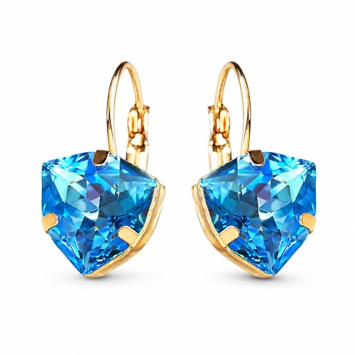 Auskari „Bermudu Trīsstūris (Aquamarine Blue)“