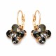 Auskari „Bizantijas Krusts (Silver Night)“ ar Swarovski® kristāliem