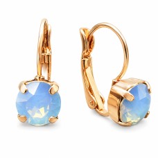 Auskari „Krāšņums (Air Blue Opal)“ ar Swarovski® kristāliem