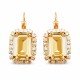 Auskari „Lourdes II (Golden Shadow)“ ar Swarovski® kristāliem