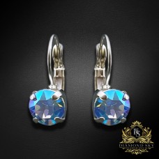 Auskari "Krāšņums (Sapphire Shimmer)" ar Swarovski™ kristāliem