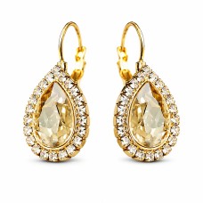 Auskari „Debesu Piliens (Golden Shadow)“ ar Swarovski® kristāliem