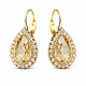 Auskari „Debesu Piliens (Golden Shadow)“ ar Swarovski® kristāliem