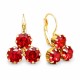 Auskari „Kristāla Lēdija II (Scarlet)“ ar Swarovski® kristāliem