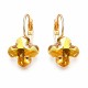 Auskari „Bizantijas Krusts (Metallic Sunshine)“ ar Swarovski® kristāliem
